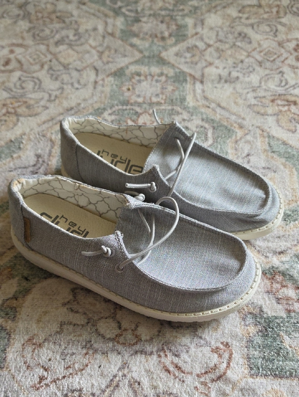 Hey Dude Kids Light Grey